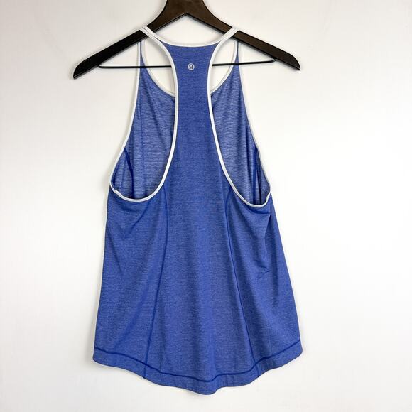 Lululemon Time to Sweat Racerback Tank Top Blue - 6 - Picture 4 of 7